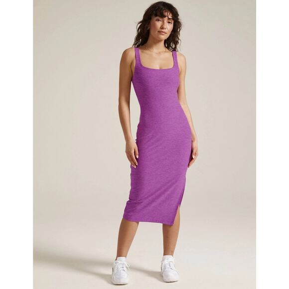 Beyond Yoga Dresses & Skirts - Beyond Yoga Icon Midi Dress Women’s XS Purple Spacedye Stretch